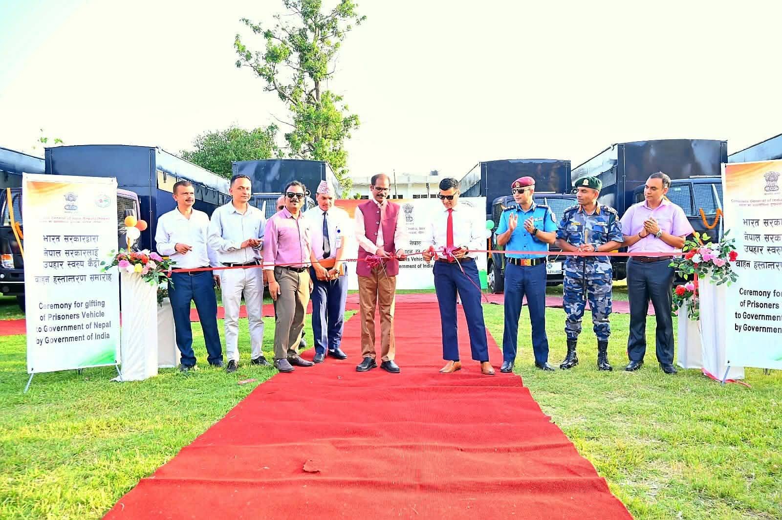 Gifting of Prisoner Carrier Truck to Nepal